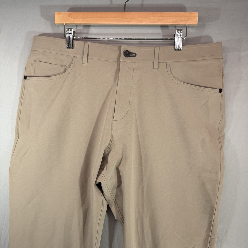 Public Rec Workday Pant Mens 38x30 Beige Straight Fit Stretch Casual Chino